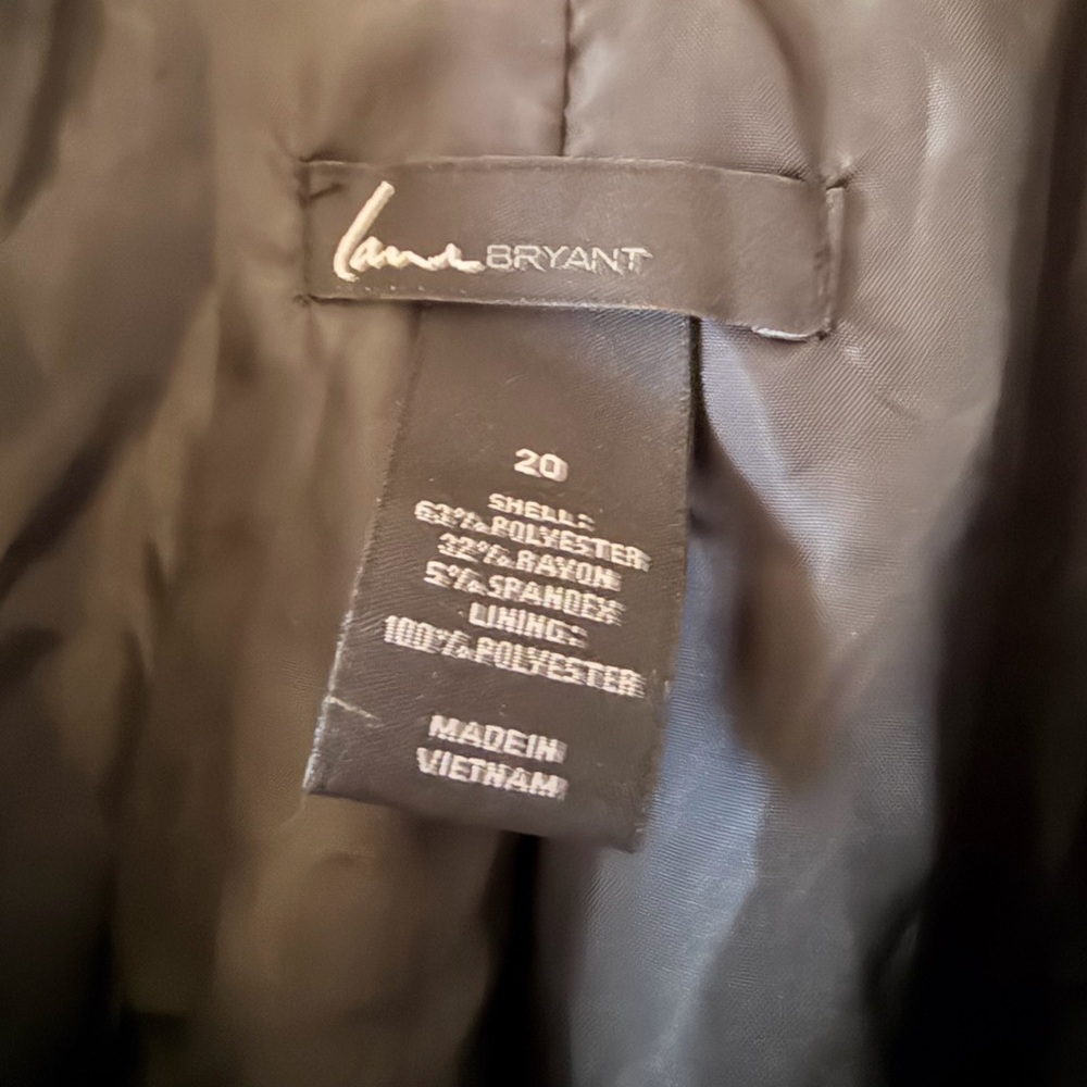 Lane Bryant Elegant Black Suit Jacket - Picture 2 of 3